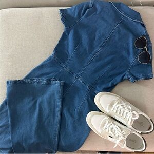 Flared Denim Windsor jumpsuit - New with tags.